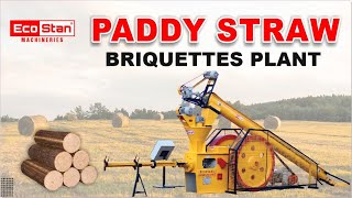 ECOSTAN®  Paddy Straw Briquetting Plant [upl. by Cassi172]