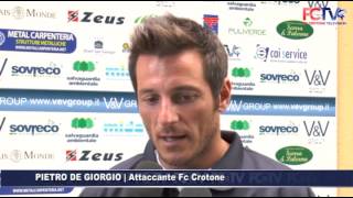 CrotoneMarina di Schiavonea lintervista a De Giorgio [upl. by Lah929]