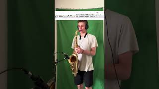 🍏 jamiesaxophones solo over apple by charlixcx brat fyp transcription transcribe saxsolo [upl. by Sander]