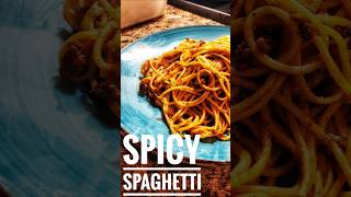 Spicy Spaghetti pasta recipe dinner highprotein [upl. by Inaniel]