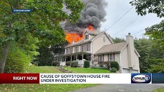 7 departments help fight Goffstown house fire [upl. by Canfield57]