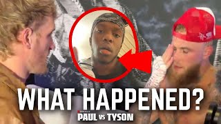 Logan Paul Not HAPPY KSI Reacts Mike Tyson FIGHT [upl. by Kaia]