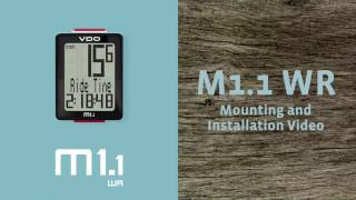 VDO CycleParts Installation M1 1 WR EN [upl. by Rednijar]