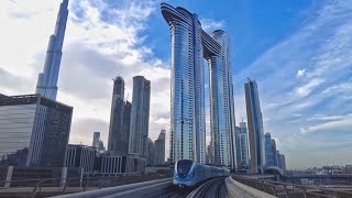 Dubai Metro Ride to Expo 2020 Dubai  UAE 🇦🇪 [upl. by Fidole743]