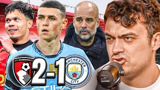 MAN CITY LOSE 21 TO BOURNEMOUTH REACTION [upl. by Zillah]