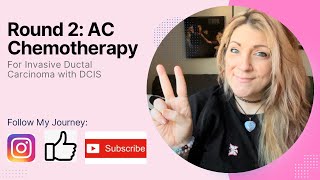 Round 2 AC Chemo Vlog  Side Effects  Hair Loss  Breast Cancer  Invasive Ductal Carcinoma DCIS [upl. by Ener]