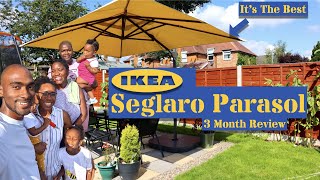 Ikea SEGLARO Parasol  Back Garden Patio  Review Unboxing [upl. by Brett603]