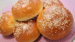 Die perfekten Burger Buns  Burger Brötchen selber machen [upl. by Carlye]