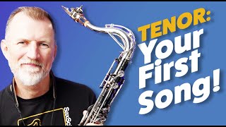 Saxophone Lesson Beginner Tenor First Song [upl. by Eno774]