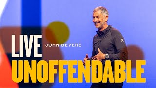 Live Unoffendable  John Bevere [upl. by Lalib827]