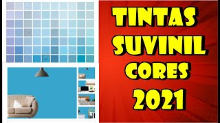 TINTAS SUVINIL CORES 2021 2022  COM TESTA OU SIMULADOR DE CORES SUVINIL [upl. by Akeylah]