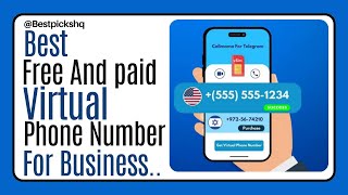 Best Free and Paid Virtual Phone Number for Business  VirtualPhoneNumbers FreeVirtualNumbers [upl. by Naor398]