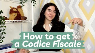 How to Get your Italian Codice Fiscale 🇮🇹 [upl. by Eramal786]