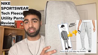 Nike Sportswear Tech Fleece Utility Pants Review [upl. by Aseret]