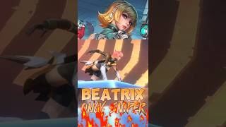 Beatrix sniper only 😱 Ezz win deck 🤣 beatrix mlbb pejuangsolorank playersolosejati icikimoy [upl. by Badger]