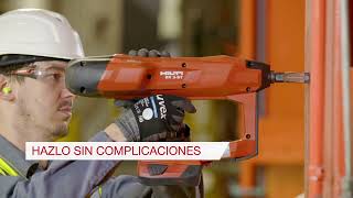 Fijaciones en acero sin soldaduras con Hilti BX 3 BT [upl. by Airitak801]