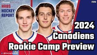 Canadiens Rookie Camp Primer ELEVEN Top Habs Prospects To Watch [upl. by Mame102]