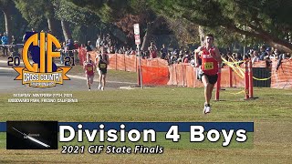 2021 XC  CIF State Meet  Boys D4 Race Highlights  plus extras [upl. by Ramunni]