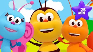 The Hokey Pokey Dance and More Songs 2  Kids Songs amp Nursery Rhymes  Boogie Bugs [upl. by Analos]