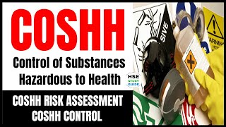 COSHH  Control of Substances Hazardous to Health hsestudyguide [upl. by Brightman706]