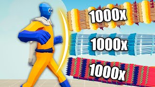 1000x OVERPOWERED UNITS COMPILATION  TABS Totally Accurate Battle Simulator [upl. by Vallery]