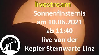 Sonnenfinsternis am 10 Juni 2021 ab 1140 [upl. by Luahs]