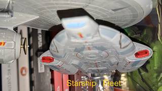 Starship Fleet Models Star Trek and Stargate [upl. by Eberta]