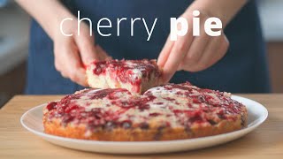 Easy cherry pie recipe  how to make cherry pie [upl. by Rimidalv993]