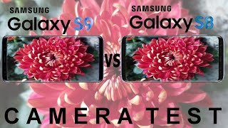 Samsung Galaxy S9 vs Galaxy S8 Camera Test Comparison [upl. by Juan201]