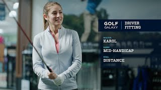 Golf Galaxy Driver Fitting Experiences [upl. by Nyraa]