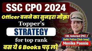 SSC CPO 2024 Strategy  Best Books for SSC CPO 2024 Preparation  Toppers Strategy for SSC CPO 2024 [upl. by Perreault573]