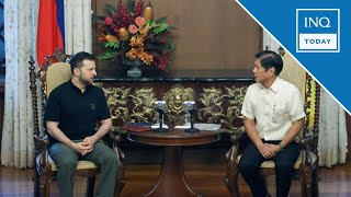 Ukraine’s Zelensky meets with Marcos thanks PH for support  INQToday [upl. by Airetnuhs371]