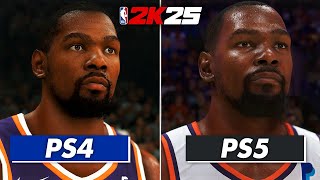 NBA 2K25 PS5 vs PS4 Comparison  Graphics Gameplay amp MyCareer  IS LAST GEN GOOD ENOUGH [upl. by Ikairik822]