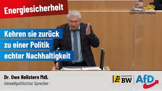 Energiesicherheit Kehren sie zurück zu einer Politik echter Nachhaltigkeit [upl. by Shirberg]