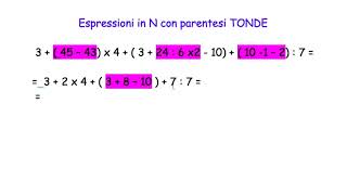 espresioni in N parentesi TONDE [upl. by Scheers]