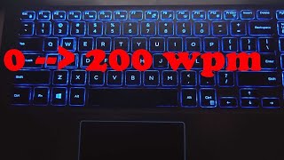 Everything you need to know to get from 0 to 200 WPM [upl. by Zoilla41]