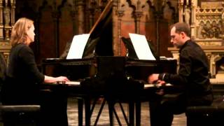 Piazzolla  Oblivion 2 pianos  A Vanlerberghe et G Rattez [upl. by Uahsoj]