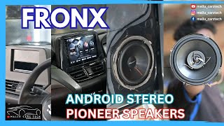 FRONX ANDROID STEREO amp SOUND SYSTEM│NAKAMICHI│PIONEER [upl. by Dnomal681]