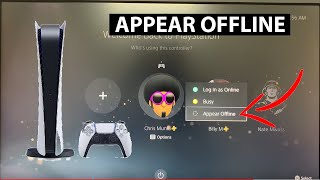 How To Appear Offline On PS5  PS4  Hide Online Status [upl. by Cinomod]