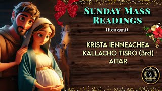 3rd Sunday Advent  Mass Readings  Goan Konkani  Fr Nelson Lobo OFM Cap [upl. by Brodie]