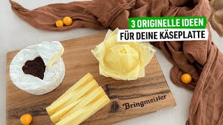 3 originelle Ideen  für Deine Käseplatte 🧀 [upl. by Ojadnama]