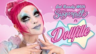 GET READY WITH SUGARPILL ❤ MAKEUP TUTORIAL ft DOLLFILLE [upl. by Key]