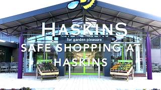 Safer shopping at Haskins Garden Centres  Customer Information [upl. by Lairret]