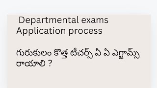 Departmental exams application process treirb viralvideo [upl. by Dnaletak]