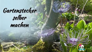 DIY  RUCKZUCK Pflanzenstecker  Blumenstecker selber basteln  Sommerdeko 2024 [upl. by Amalbena]