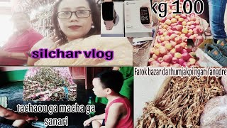 silchar vlog  fatok bazar da thumjakpi ngari fangktre🙄 online da gi pot lake🌷 [upl. by Corrinne]