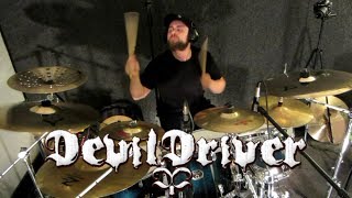 DevilDriver  The End Of The Line  Drum Cover [upl. by Yemar]