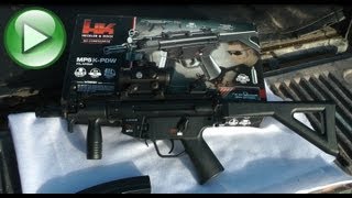 REVIEW HampK MP5 PDW 45mm BB Air Gun  Umarex [upl. by Ahseined]