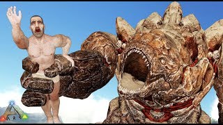 ARK  INTENTAMOS TAMEAR UN GOLEM ¿LO CONSEGUIMOS😂🤣  18 REINOS ENFRENTADOS 2  Nexxuz [upl. by Gausman]