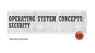 Operating Systems  Security  in Urdu [upl. by Timms436]